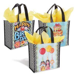 Set/3 Mary Engelbreit Birthday Gift Bags